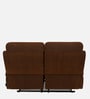 Matt 2 Seater Manual Recliner in Cocoa Colour with Cup Holder