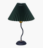 Matt Black Twister Small Pleated Lamp