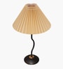 Matt Black Twister Small Pleated Lamp