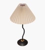 Matt Black Twister Small Pleated Lamp