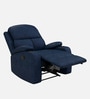 Matt Fabric Manual 1 Seater Recliner In Blue Colour