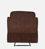Matt Fabric Manual 1 Seater Recliner In Cocoa Colour