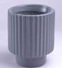 Matt Grey Porcelain Dark Affinity Medium Planter