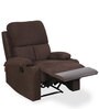 Matt 1 Seater Recliner in Chocolate Colour