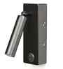 Matte Black Adjustable Spotlight   Reading/Task Wall Light