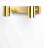 Matte Brass Finish Dual Cone Wall Light   Contemporary Metal Decorative Lamp