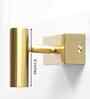 Matte Brass Finish Metal Modern Wall Light   Modern Decorative Fixture