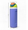 Purple Matte Finish Stainless Steel Water Bottle with Flip Top Lid, 750 ml