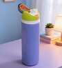 Purple Matte Finish Stainless Steel Water Bottle with Flip Top Lid, 750 ml