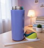 Purple Matte Finish Stainless Steel Water Bottle with Flip Top Lid, 750 ml