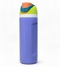 Purple Matte Finish Stainless Steel Water Bottle with Flip Top Lid, 750 ml