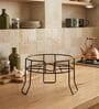 Black Heavy-Duty Round Matka Stand