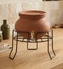 Black Heavy-Duty Round Matka Stand