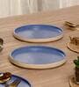 Matte Sky Blue Ceramic Rim (Set of 2) Side Plate