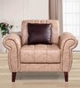 Matteo 1 Seater Sofa in Light Brown Colour
