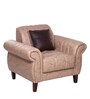 Matteo 1 Seater Sofa in Light Brown Colour