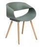 Matteo Cafe Chair in Pastel Green Colour