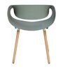 Matteo Cafe Chair in Pastel Green Colour