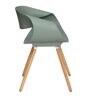 Matteo Cafe Chair in Pastel Green Colour