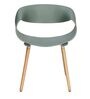 Matteo Cafe Chair in Pastel Green Colour