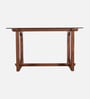 Mauren Acacia wood 4 seater Dinning Set in Natural Glazed finish