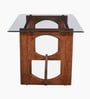 Mauren Acacia wood 4 seater Dinning Set in Natural Glazed finish