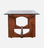 Mauren Acacia Wood Coffee Table in Natural Glazed Finish Mauren Acacia Wood Coffee Table in Natural Glazed Finish