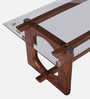 Mauren Acacia Wood Coffee Table in Natural Glazed Finish Mauren Acacia Wood Coffee Table in Natural Glazed Finish