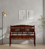 Maurya Sheesham Wood Settee in Honey Oak Finish