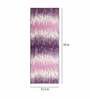 Mauve Abstract Polyester AntiSkid Bathmat