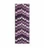 Mauve Zig Zag Polyester AntiSkid Bathmat