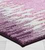 Mauve Abstract Polyester AntiSkid Bathmat