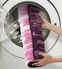 Mauve Abstract Polyester AntiSkid Bathmat