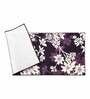 Mauve Floral Polyester AntiSkid Bathmat