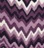 Mauve Geometric Polyester AntiSkid Bathmat
