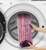 Mauve Polyester 32X20 Inches Anti-Skid  Bath Mat