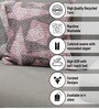 Mauve Polyester Geometric 18x18 inches Cushion Covers Set of 3