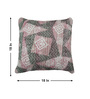 Mauve Polyester Geometric 18x18 inches Cushion Covers Set of 5