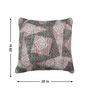 Mauve Polyester Geometric 20x20 inches Cushion Covers Set of 5