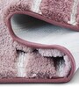 Mauve Polyester Machine Made  60 x 40 Inches Bath Mat