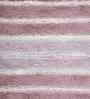 Mauve Polyester Striped 60x40 cm Bath Mat