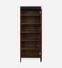 Mavis 2 Door Tall Shoe Cabinet In Brown Maple Finish