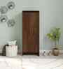 Mavis 2 Door Tall Shoe Cabinet In Brown Maple Finish