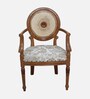Mavric Teak Wood Arm Chair In Teak Finish