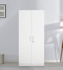 Max 2 Door Wardrobe in Frosty White Finish