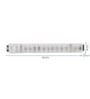 Yogasana White Glass Flush Mount Wall Light