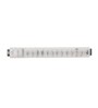 Yogasana White Glass Flush Mount Wall Light