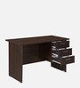 Maximus Workstation In New Wenge Finish With Pedestals