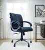 Maxson Leatherette MB Executive Chair In Blue Colour
