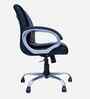 Maxson Leatherette MB Executive Chair In Blue Colour